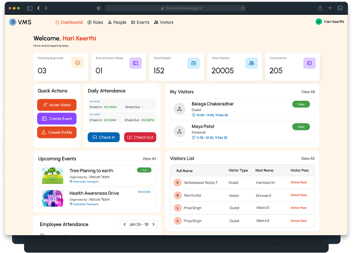 Visitor Management System